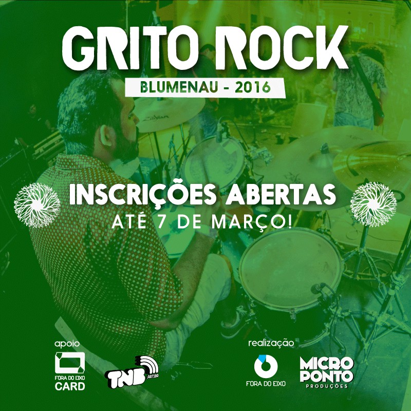 Grito Rock Blumenau abre inscrições para artistas
