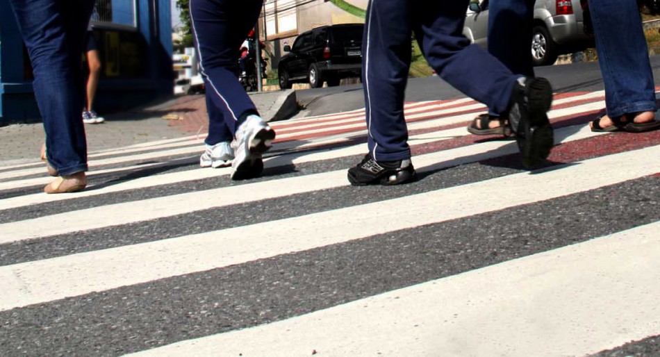 Faixa de pedestres será realocada na Rua 2 de Setembro