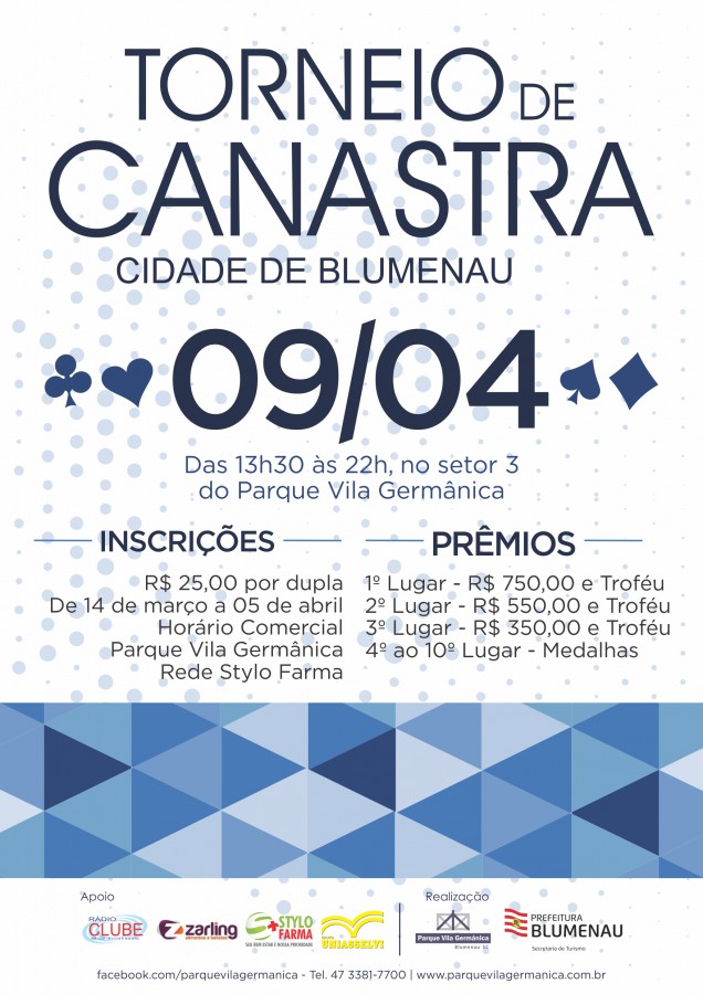 Inscrições para o Torneio de Canastra terminam hoje