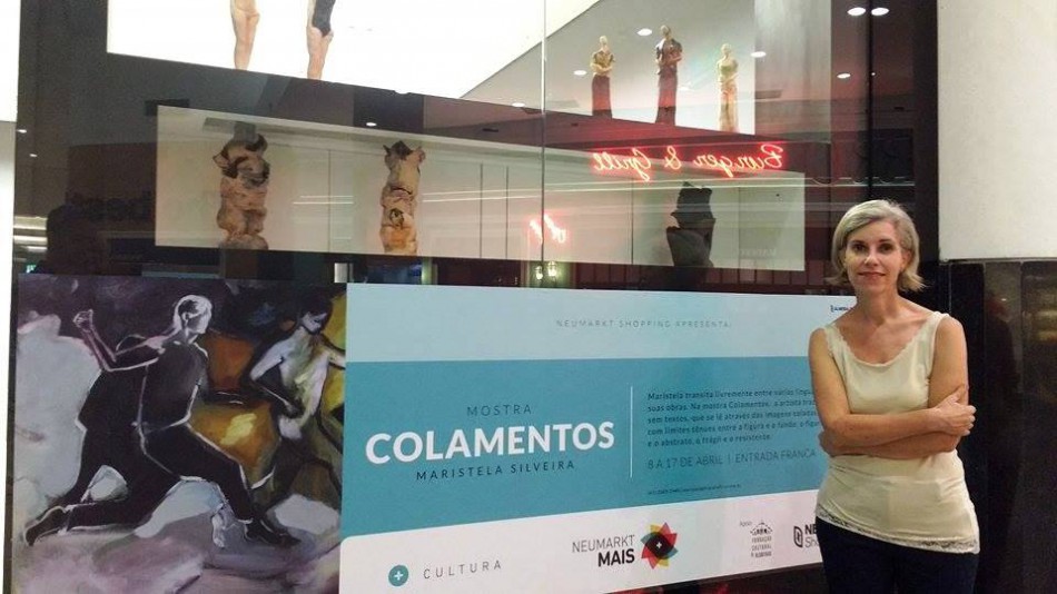 Artista Maristela Silveira fala para universitárias