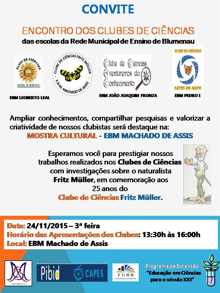 EBM Machado de Assis promove encontro de Clube de Ciências