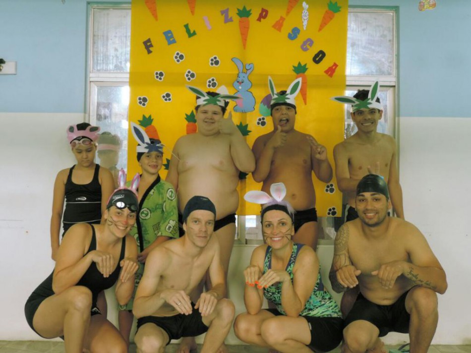Crianças do Projeto Paradesporto Escolar recebem ação de Páscoa