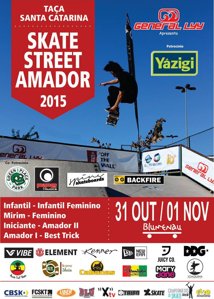 Blumenau recebe campeonato de skate no fim de semana