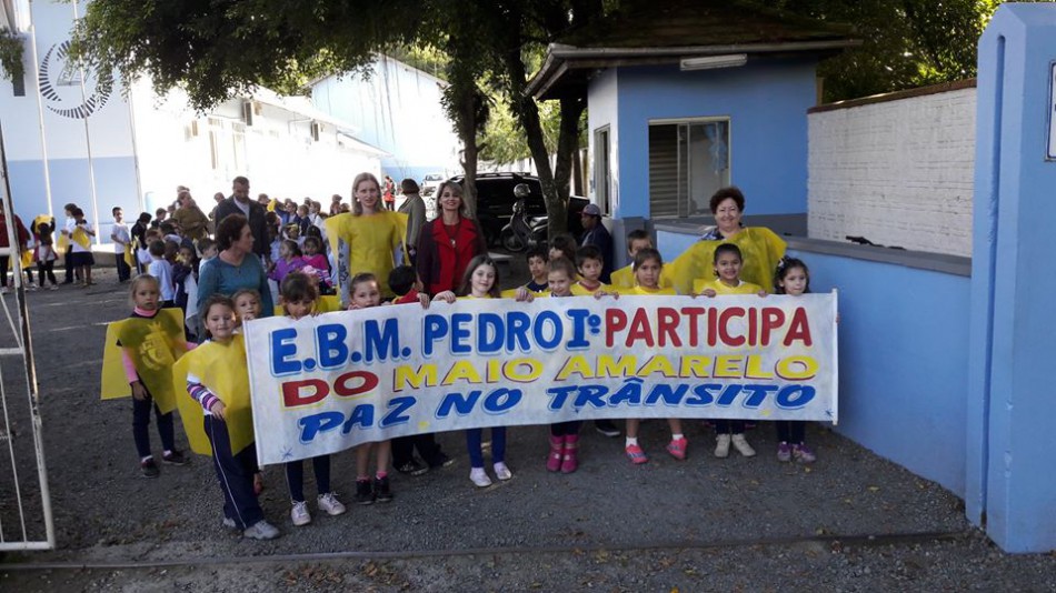 EBM Pedro I organiza ação alusiva ao Maio Amarelo