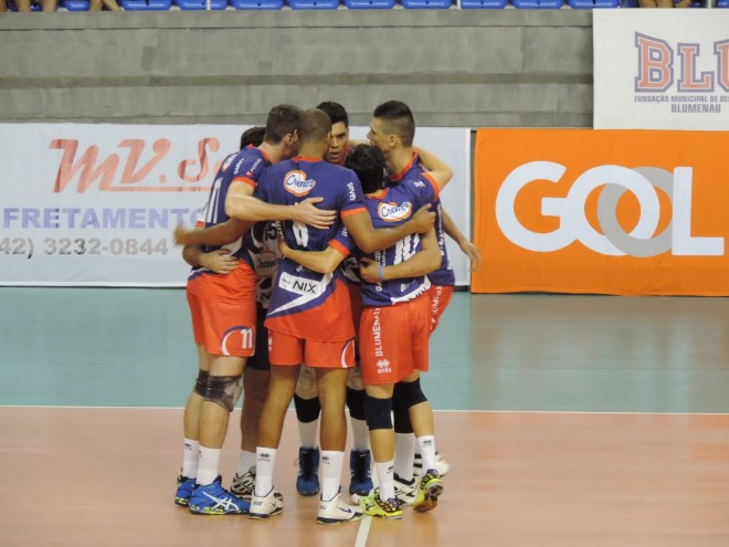 Blumenau recebe Itajaí em partida decisiva da Superliga B de vôlei