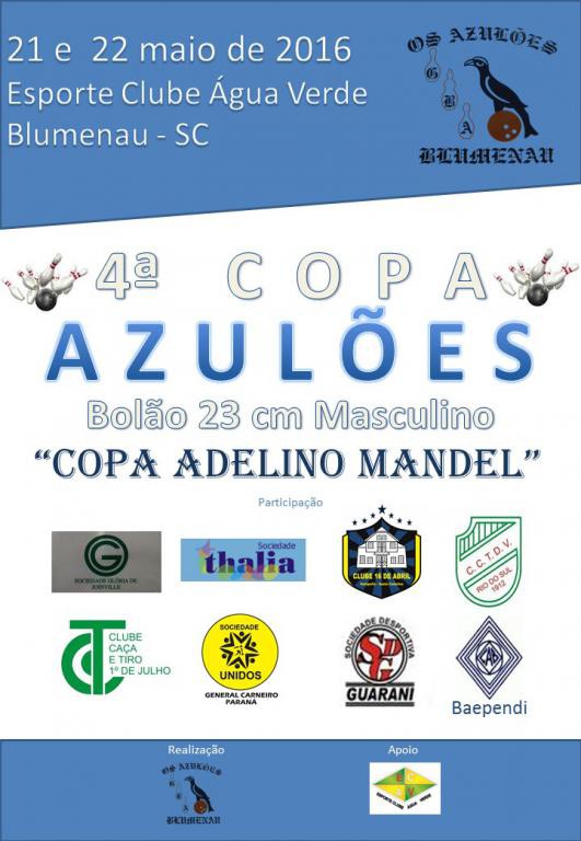 4ª Copa Azulões de Bolão ocorre neste fim de semana