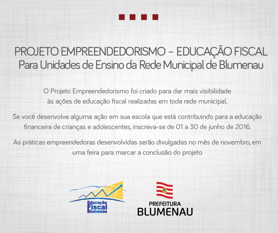 Secretaria de Educação lança Projeto Empreendedorismo