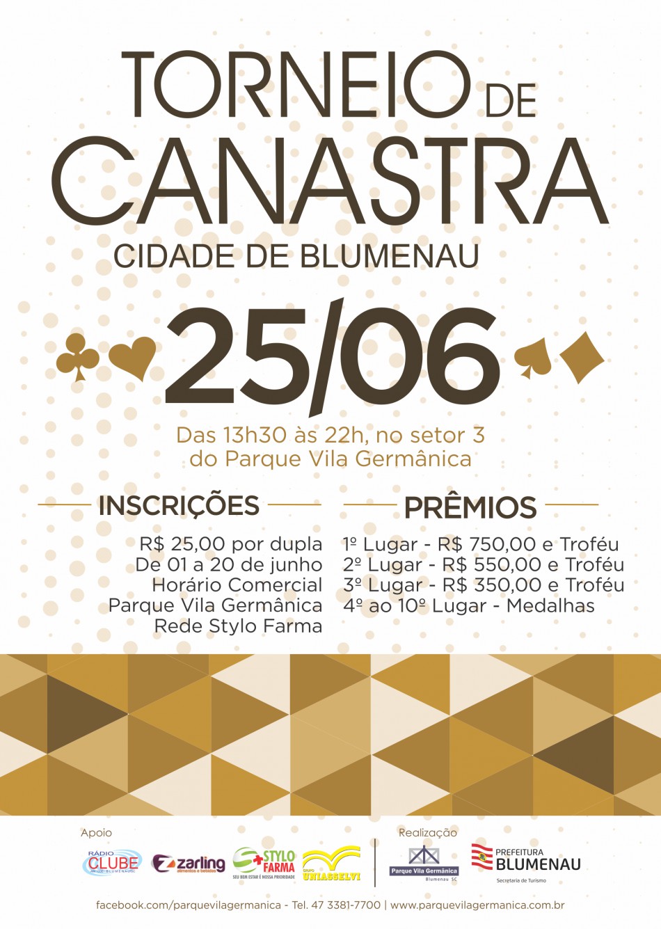 Inscrições para o Torneio de Canastra terminam na próxima semana