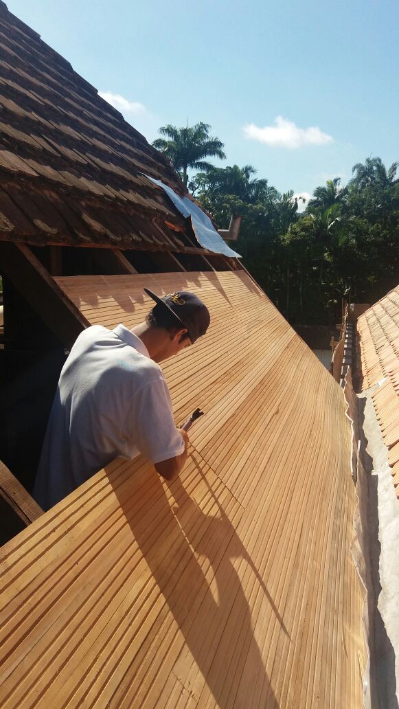 Quase 70% do telhado da Fundação Cultural já foi revitalizado