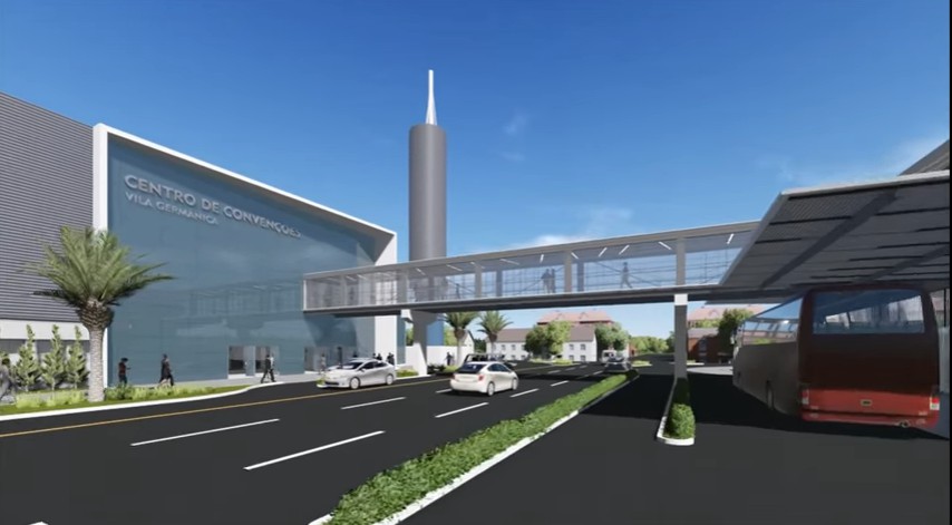 Compromisso do governador torna Centro de Convenções Vila Germânica realidade 