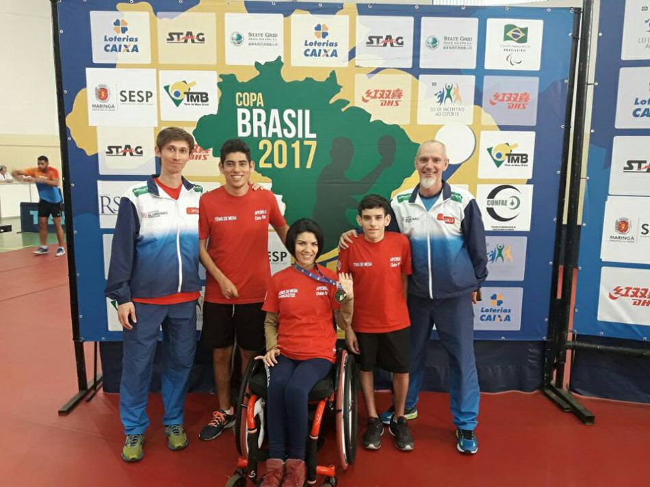 Blumenauense leva bronze na Copa Brasil de Tênis de Mesa em Maringá
