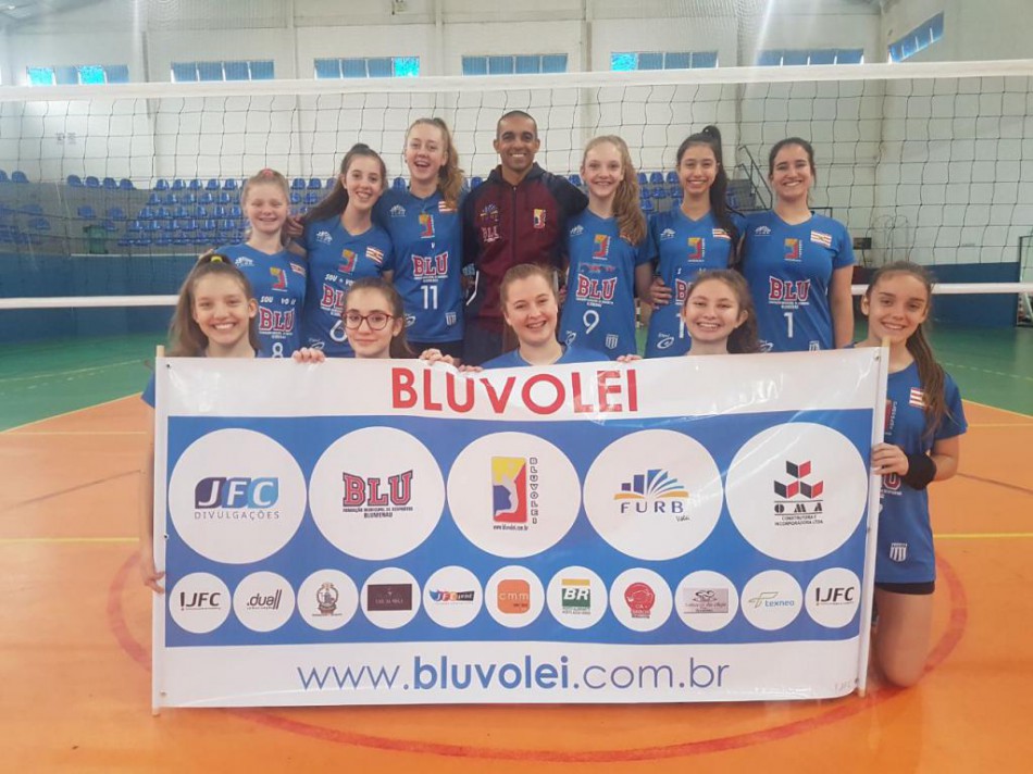 Vôlei mirim feminino termina em segundo na etapa do Catarinense