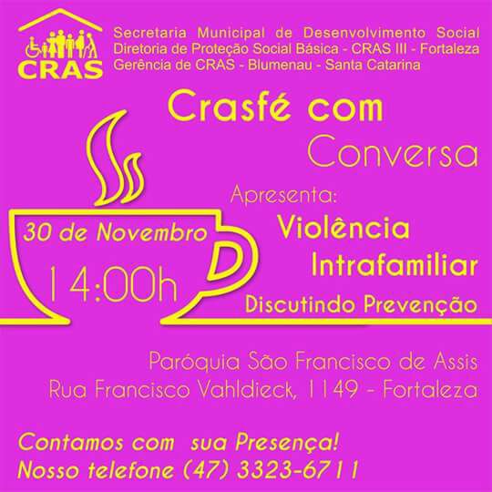 Cras Fortaleza realiza conversa sobre violência intrafamiliar