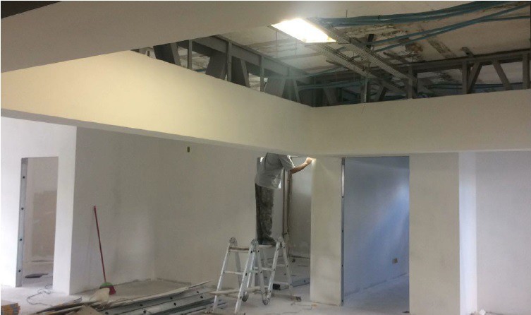 Obras de reforma estrutural da Policlínica seguem em evolução