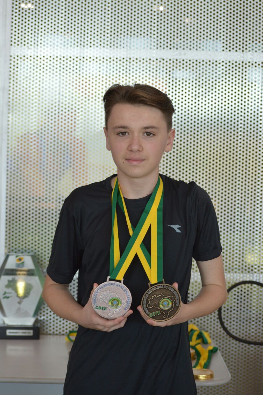 Blumenauense é o terceiro melhor atirador do Brasil na categoria juvenil