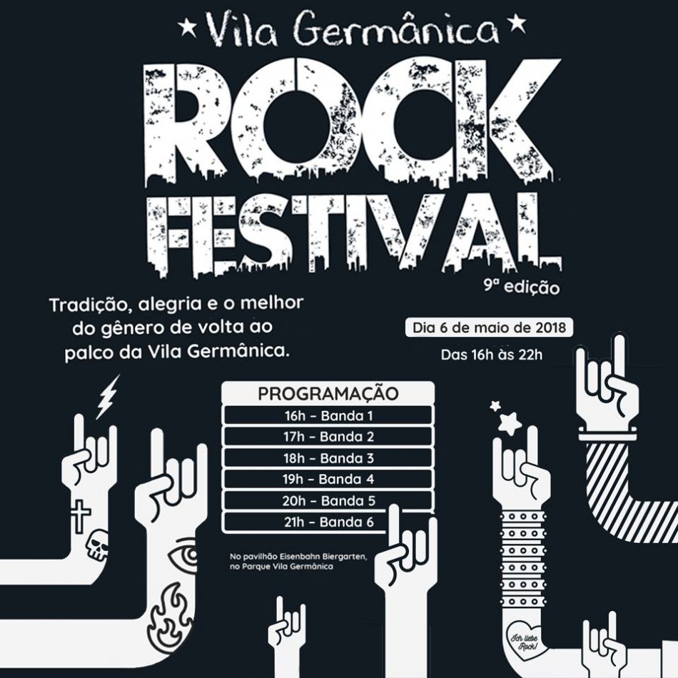 Inscrições para o Vila Germânica Rock Festival vão até sábado