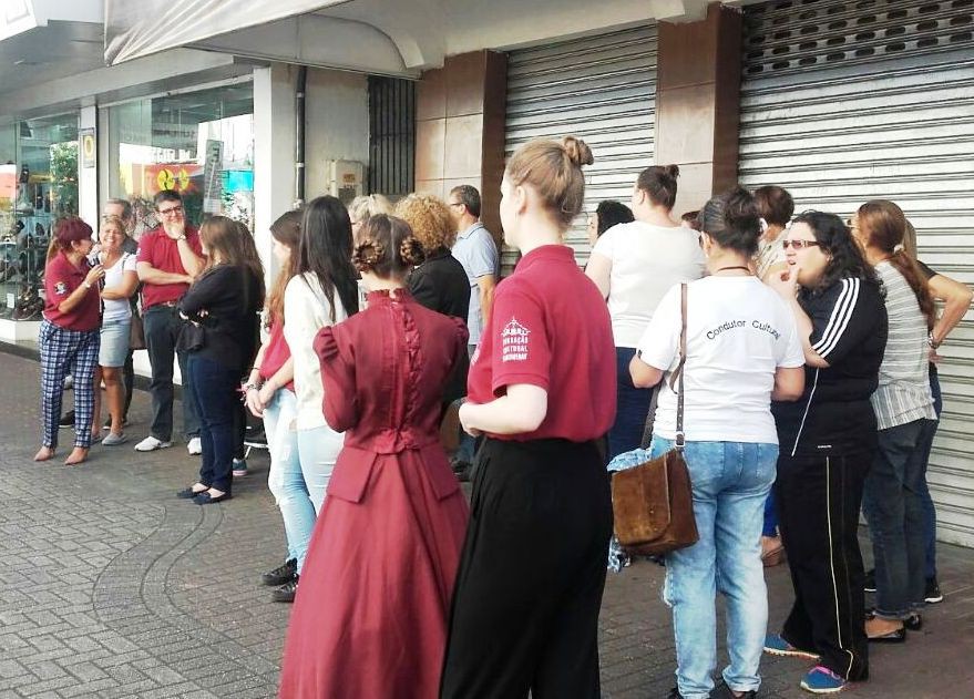 Caminhada Cultural percorre a Rua 15 de Novembro