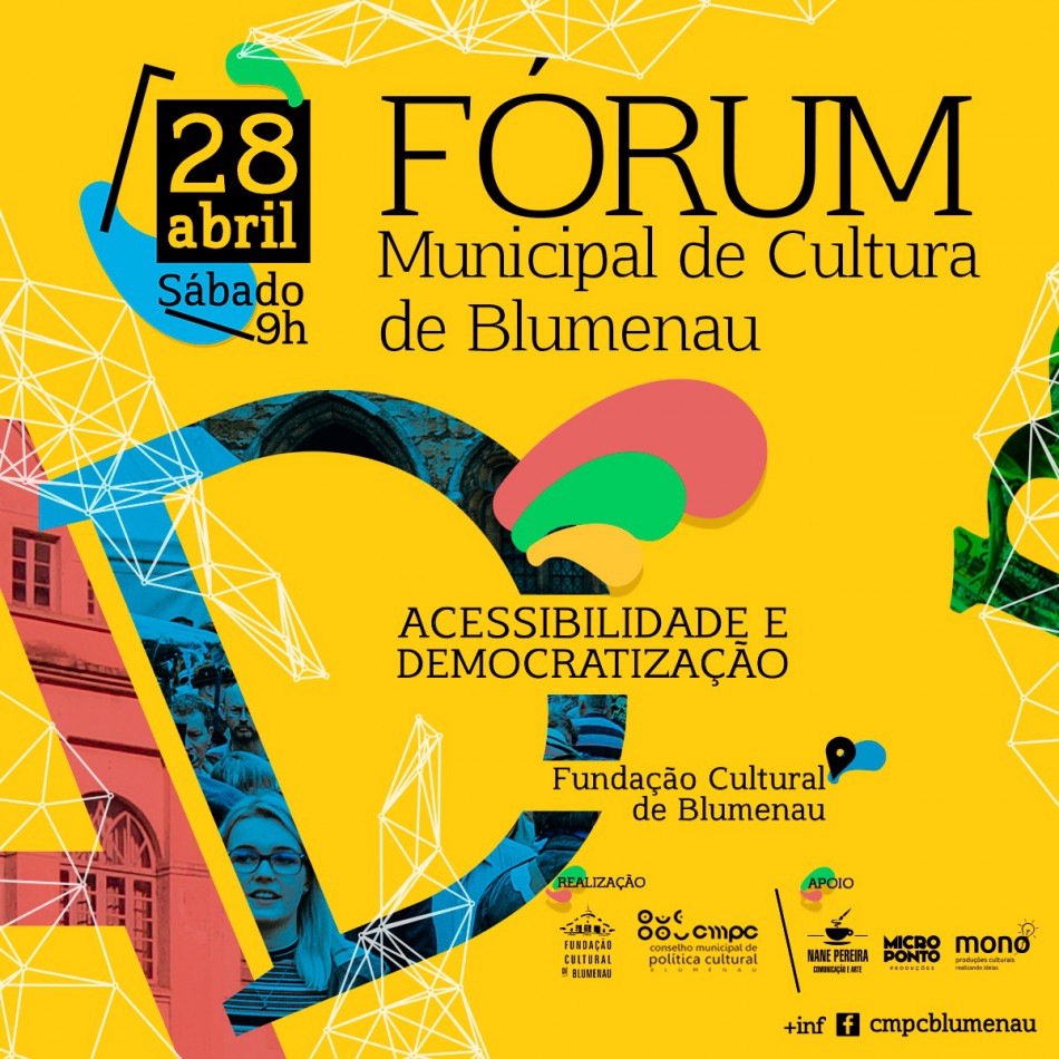 Fundação Cultural sedia Fórum Municipal de Cultura no dia 28