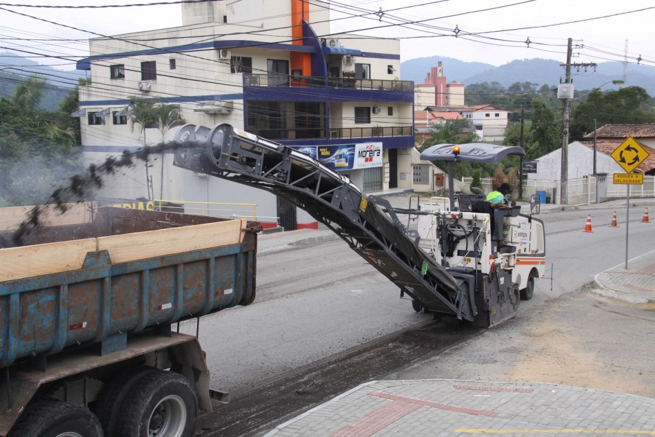 Fresagem do asfalto na Rua General Osório começa nesta sexta-feira