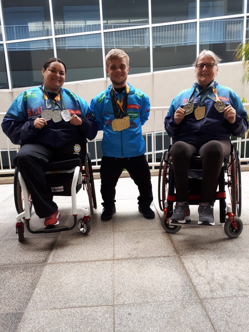 Blumenauenses conquistam nove medalhas no Parapan Universitário