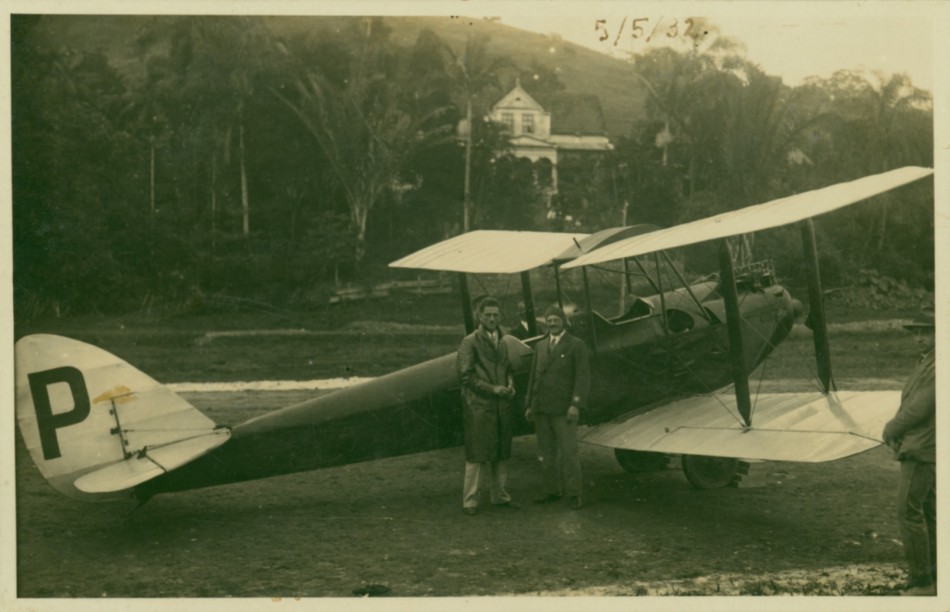 Memória Digital: 1º avião em Blumenau