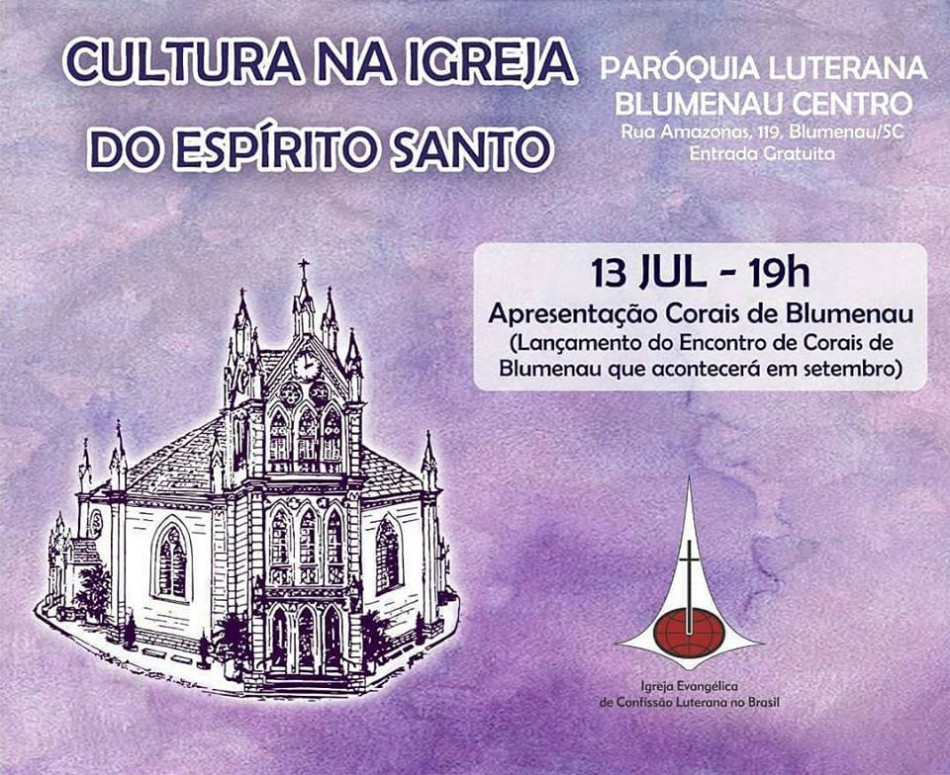 Projeto Cultura na Igreja homenageia Cristiane Roncaglio nesta sexta-feira