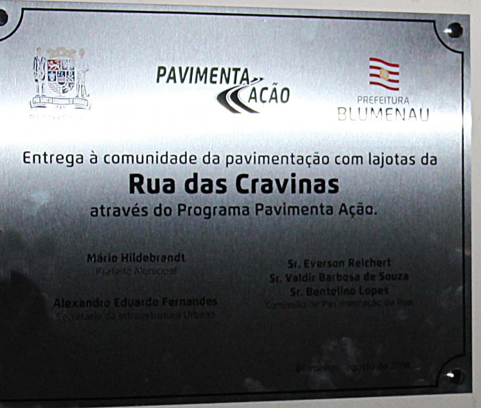 Rua das Cravinas é a 60ª via municipal contemplada pelo sistema de mutirão