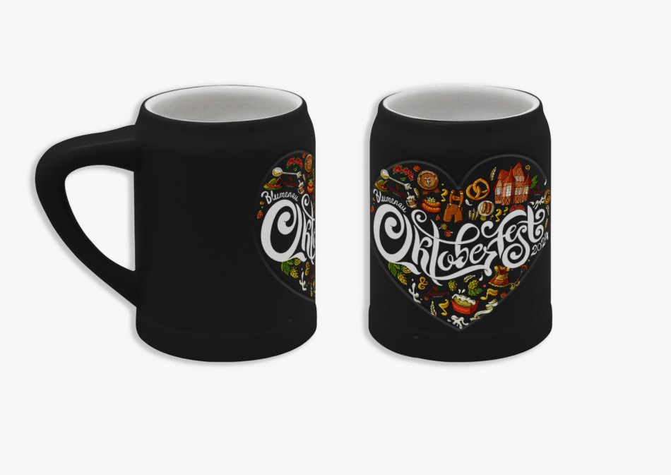 Caneco oficial da 39ª Oktoberfest Blumenau estará disponível para compra a partir de terça-feira