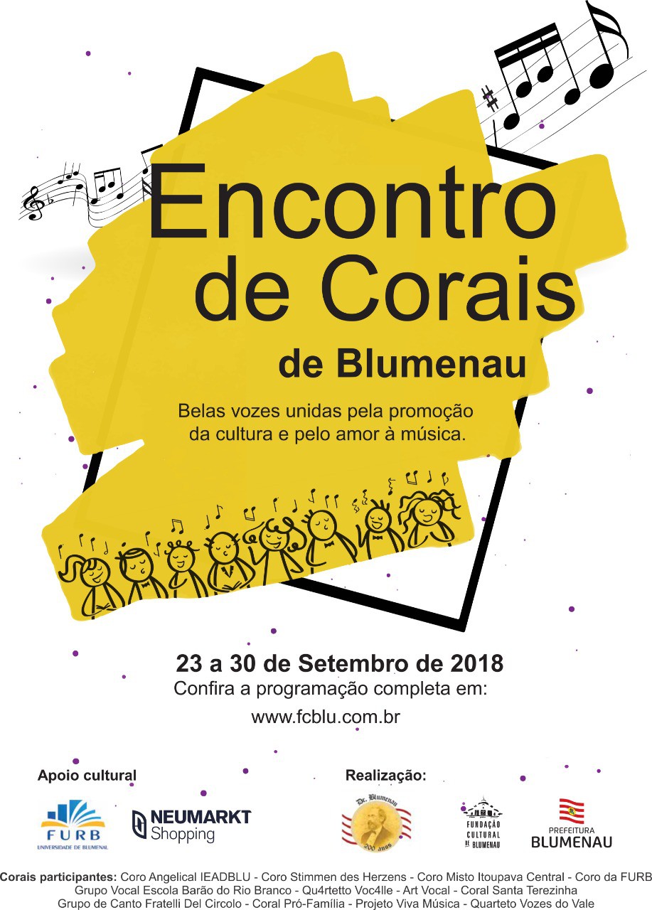 Fundação Cultural promove encontro de corais em shopping
