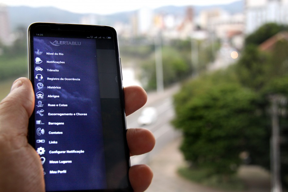 Aplicativo do AlertaBlu chega à marca dos 5,8 mil downloads