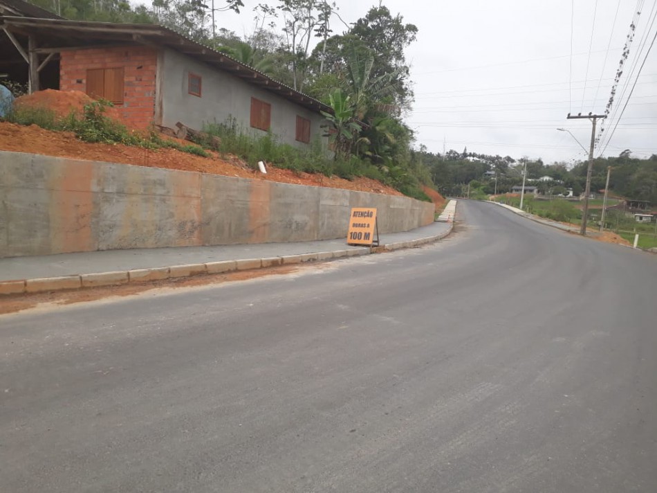 Obra na Rua Theodoro Pasold está 90% executada