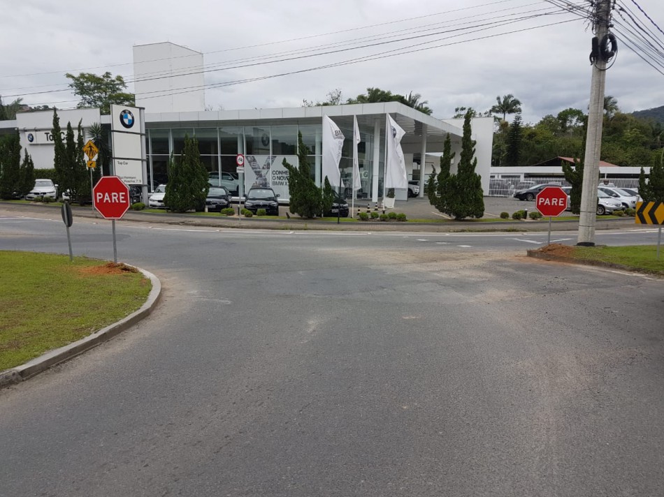 Alteração na Rua Hermann Huscher exige atenção dos motoristas