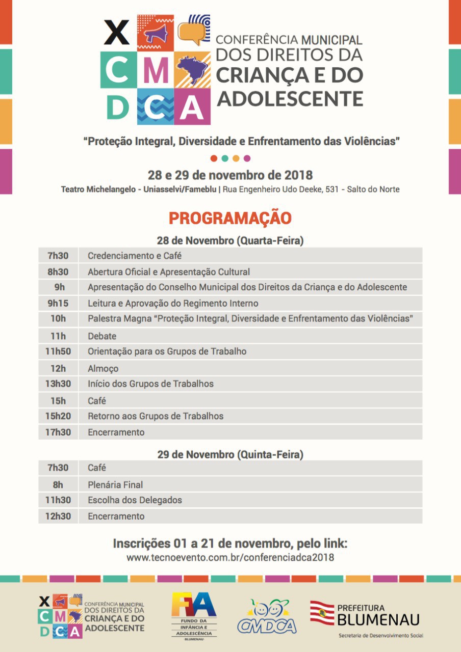 Saiba o que será debatido na Conferência dos Direitos da Criança e do Adolescente
