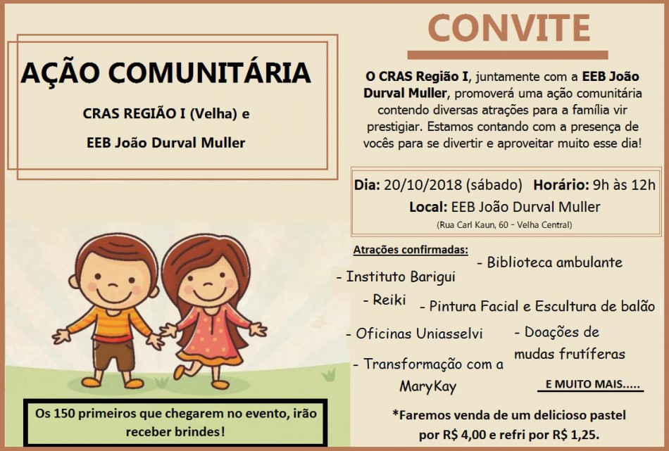 Ação comunitária movimenta moradores da Velha