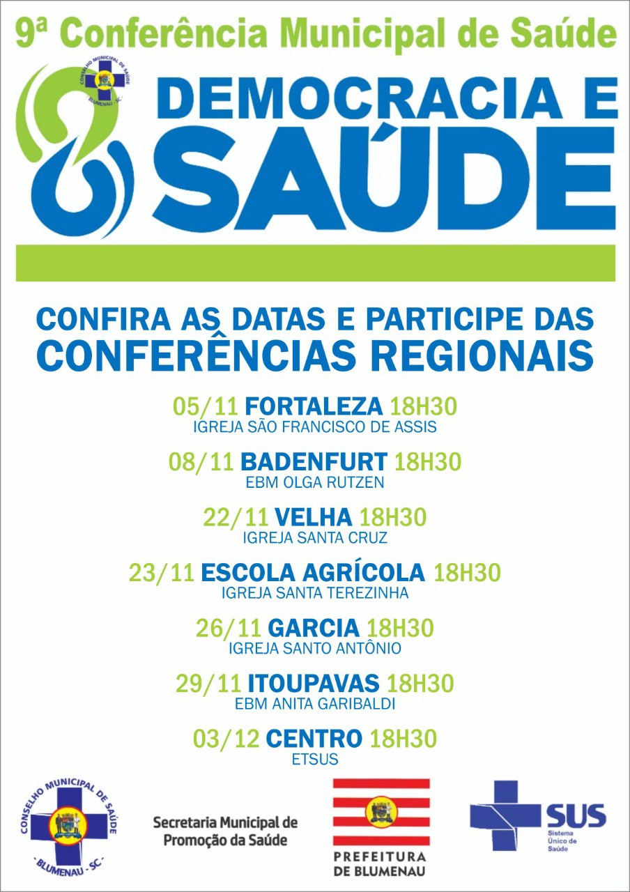 Blumenauenses podem dar sugestões para o sistema de Saúde municipal