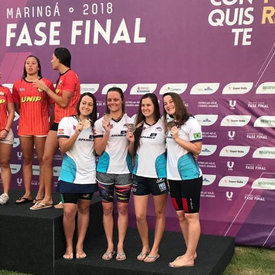 Nadadoras de Blumenau vão ao pódio nos Jogos Universitários Brasileiros