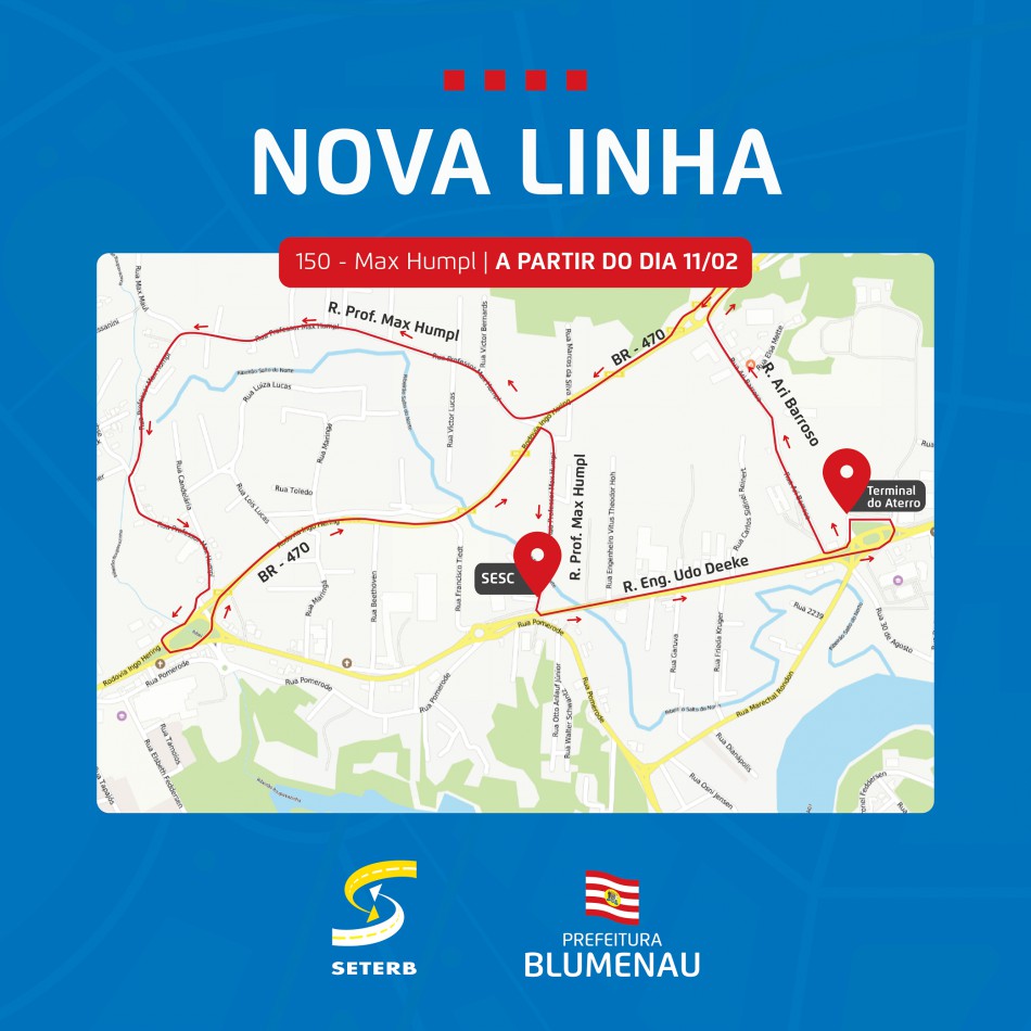 Novas linhas de ônibus entram em circulação na próxima segunda-feira, dia 11