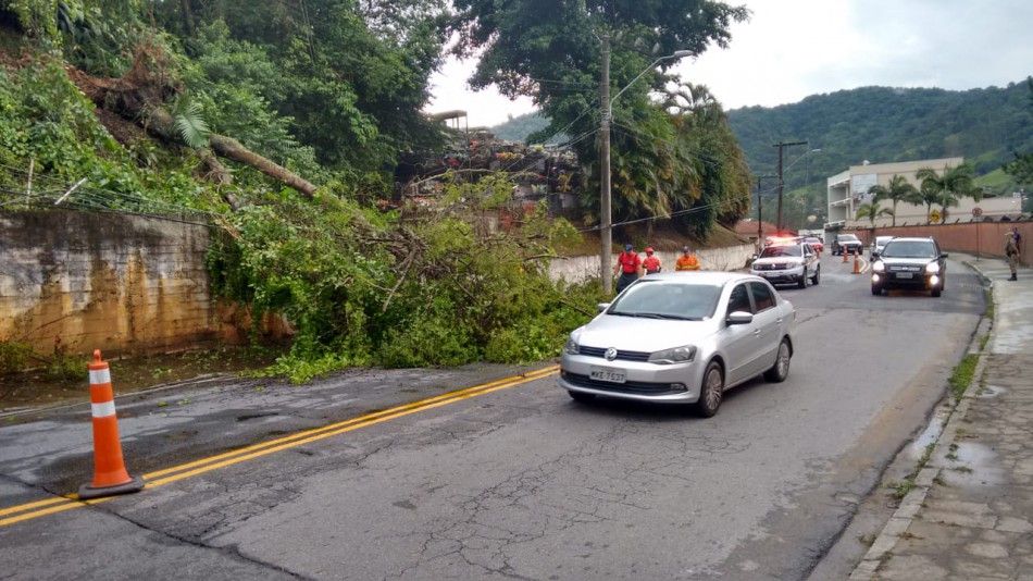 Defesa Civil atende ocorrências em função da chuva