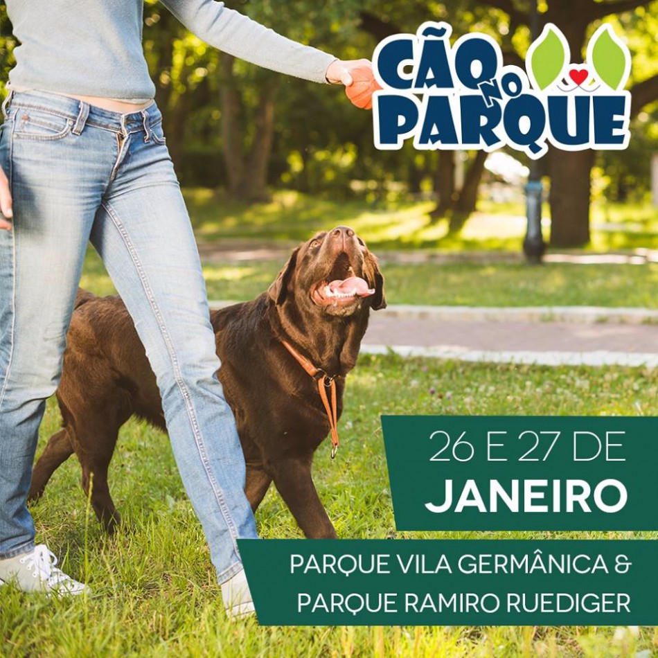 Primeiro Cão no Parque e na Vila de 2019 ocorre neste fim de semana