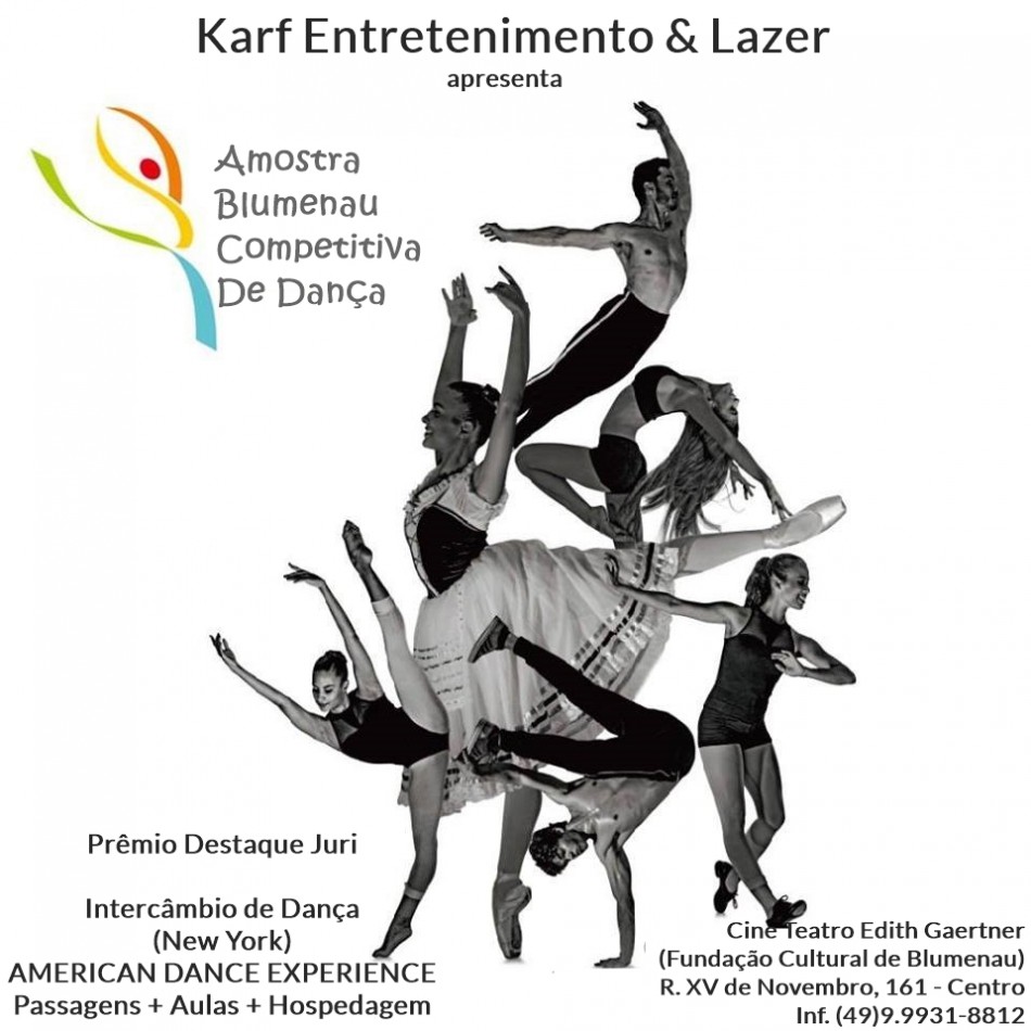Blumenau terá Mostra Competitiva de Dança