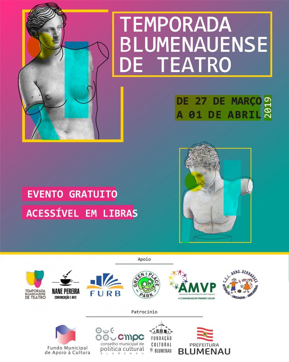 Seis espetáculos de teatro agitam a cidade de 27 de março a 1º de abril