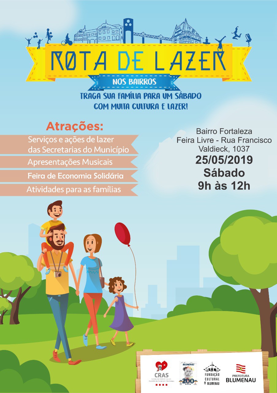 Rota de Lazer acontece também no bairro Fortaleza este mês