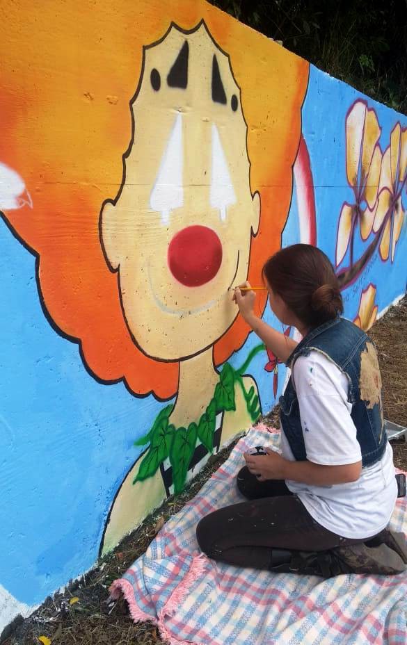 Arte de rua muda paisagem no Bairro Glória