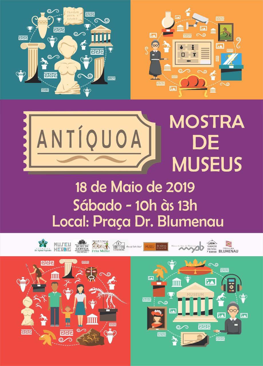 Museus participam de exposição na Praça Dr. Blumenau