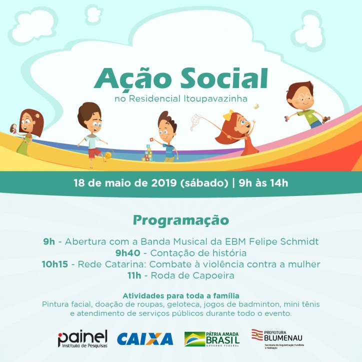Ação social é promovida no Residencial Itoupavazinha