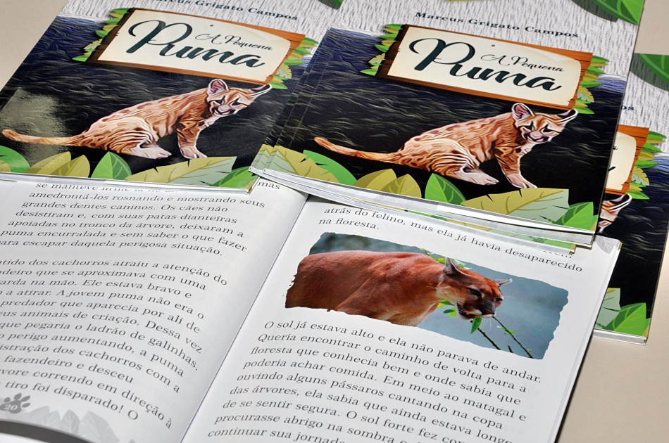 Marcus Grigato lança o livro "Minha pequena puma"
