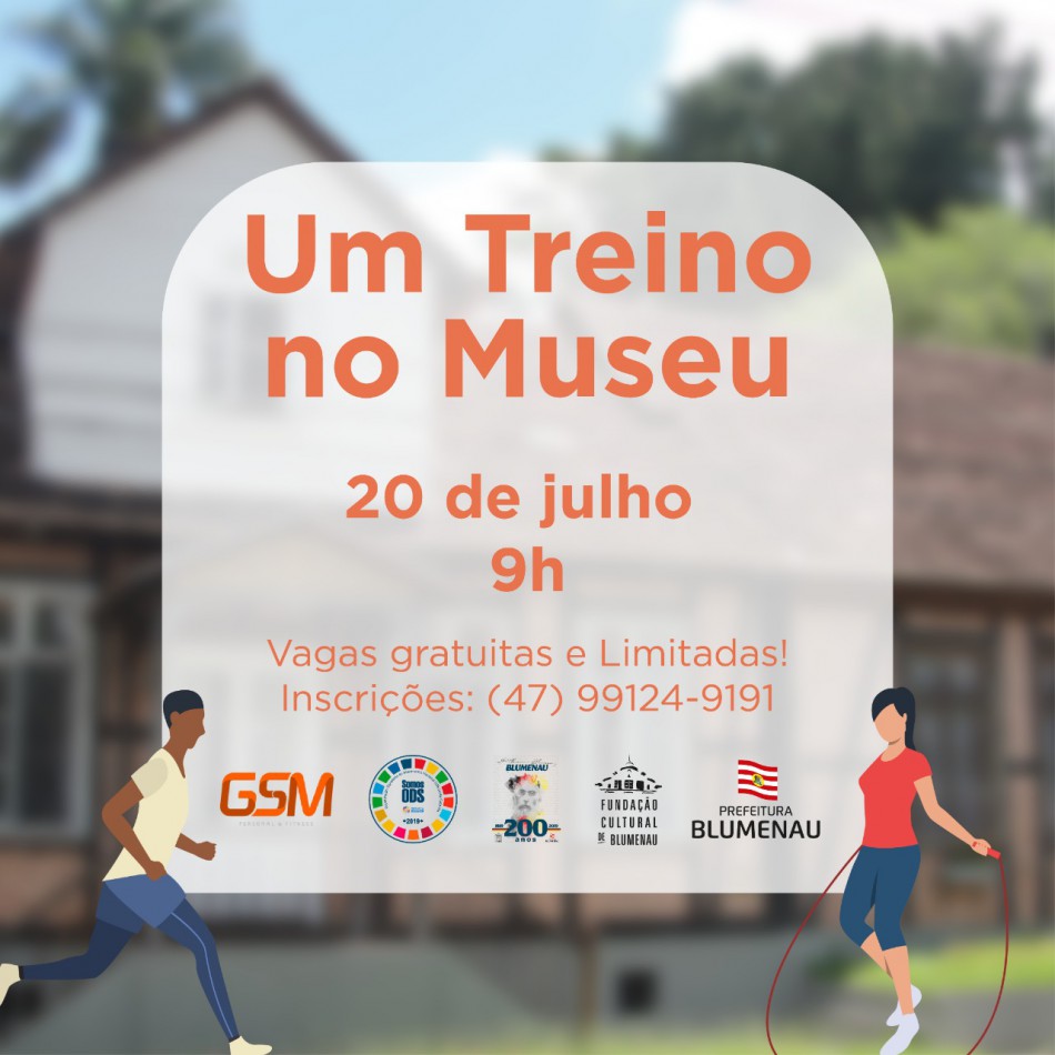 Desportistas treinam no entorno dos museus municipais