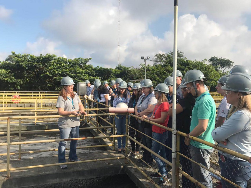 Servidores participaram de treinamento na BRK Ambiental e ETA I