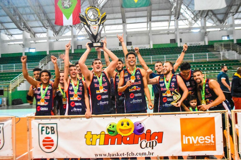 Basquete Blumenau é campeão da Copa Santa Catarina