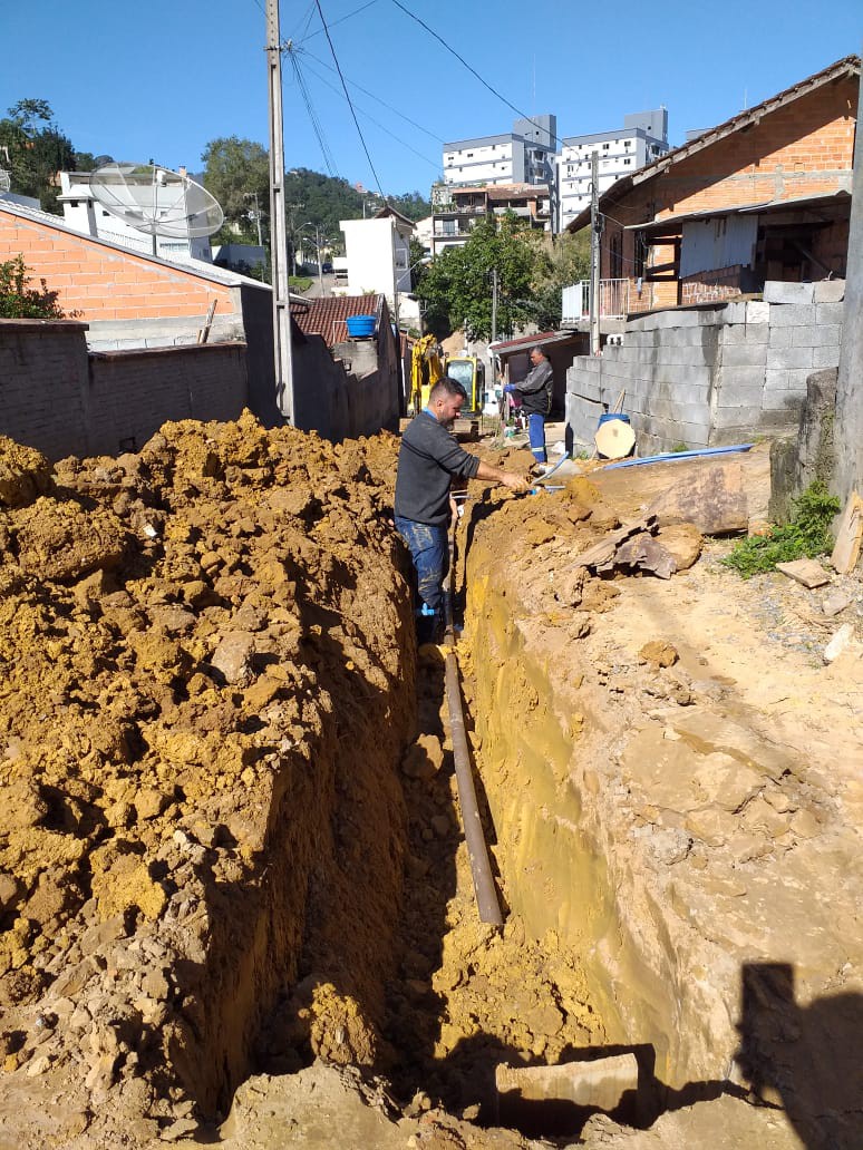 Samae inicia obras na Rua Maurino Valentin Jacinto
